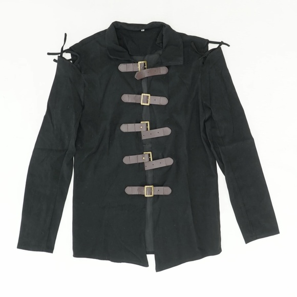 Cold Shoulder Buckle Jacket - Picture 1 of 2